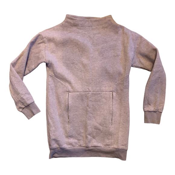 Gymshark womens small pink mauve tunic sweatshirt mock neck pullover yoga - Picture 2 of 10